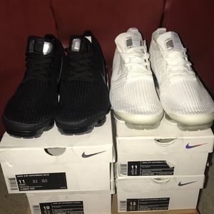 Nike air vapormax black and white